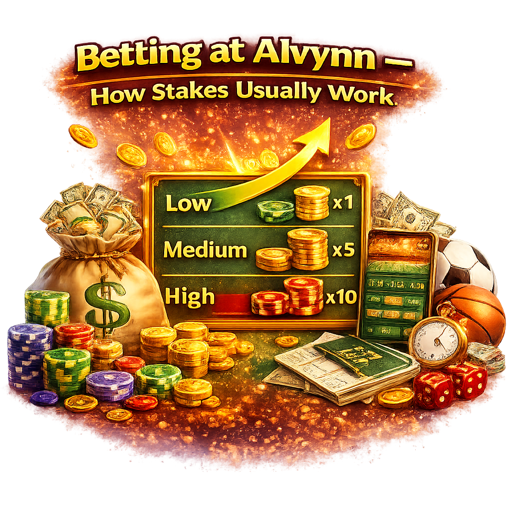 Betting at Alvynn — How Stakes Usually Work