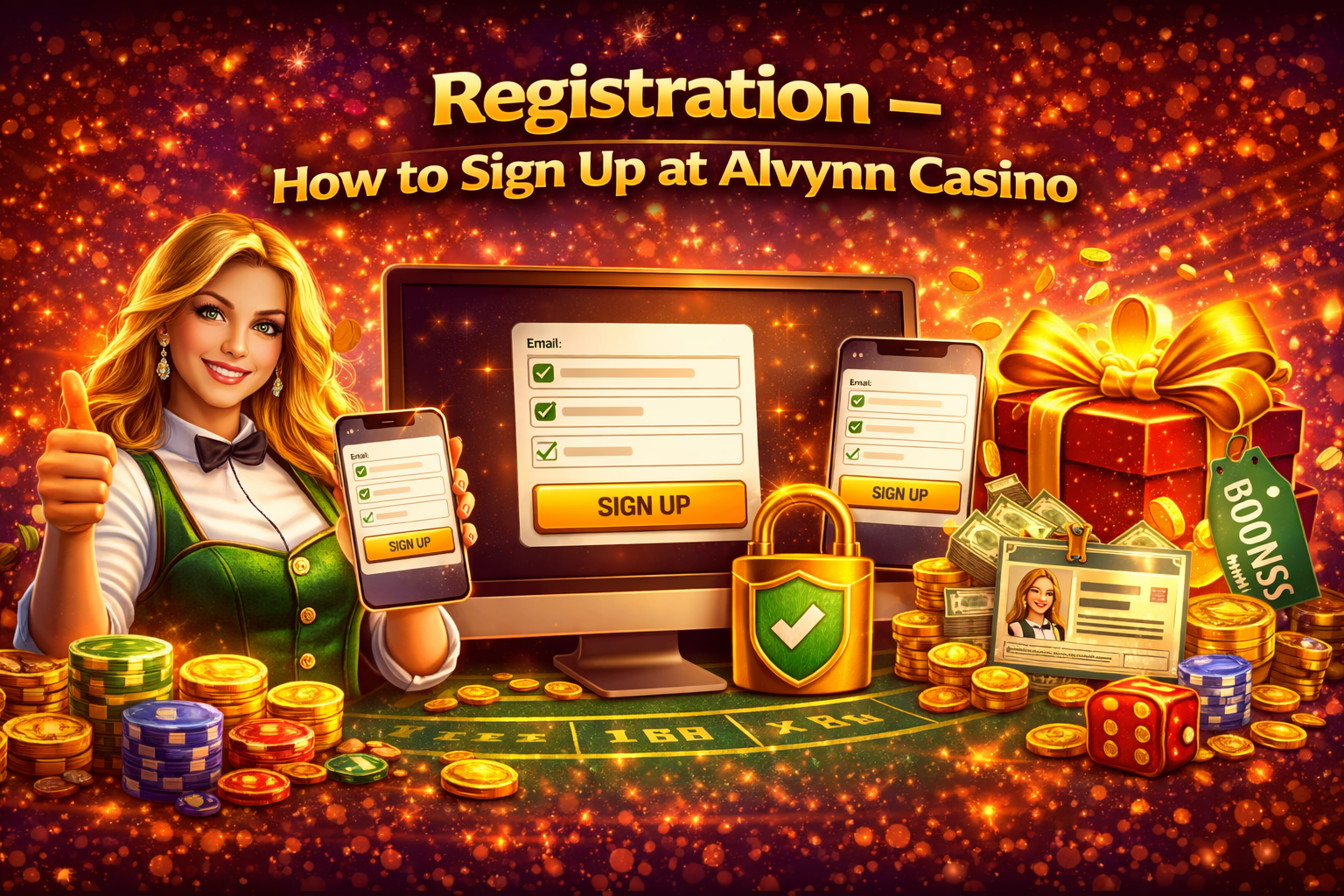 Registration — How to Sign Up at Alvynn Casino
